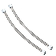 Air Compressor Exhaust Tube 3/4"-16 UNF Dia. 16" l 2 Pcs, Stainless Steel Pipe