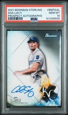 2021 BOWMAN STERLING PRSPCT AUTOS #BSPAAL ASA LACY PSA 10 AUTO