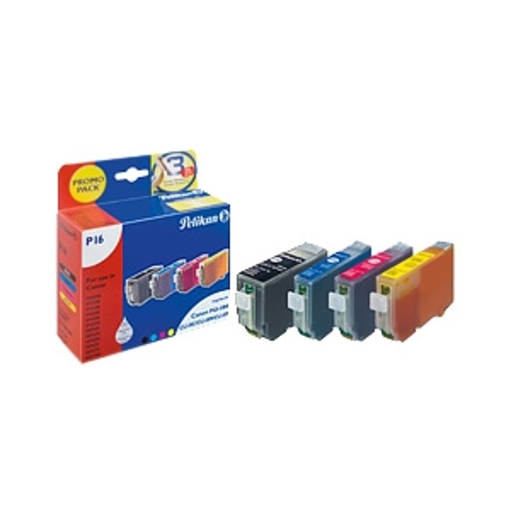PELIKAN P16 - Canon PGI-5BK / CLI-8BK/C/M/Y Druckerpatrone #1907013