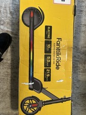 Fanttik C100 Pro Kick Electric Scooter Black, 5-Bar Wheels, Foldable, Kids