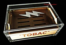 TOBACCO TACTICAL ACRYLIC HUMIDOR NEW TOBAC CIGAR HUMI BOX VAULT QILO FOG WRMFZY
