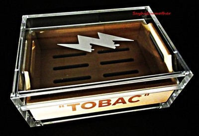 tobacco tactical humidor TOBACCO TACTICAL ACRYLIC HUMIDOR NEW TOBAC CIGAR HUMI BOX VAULT QILO FOG  WRMFZY