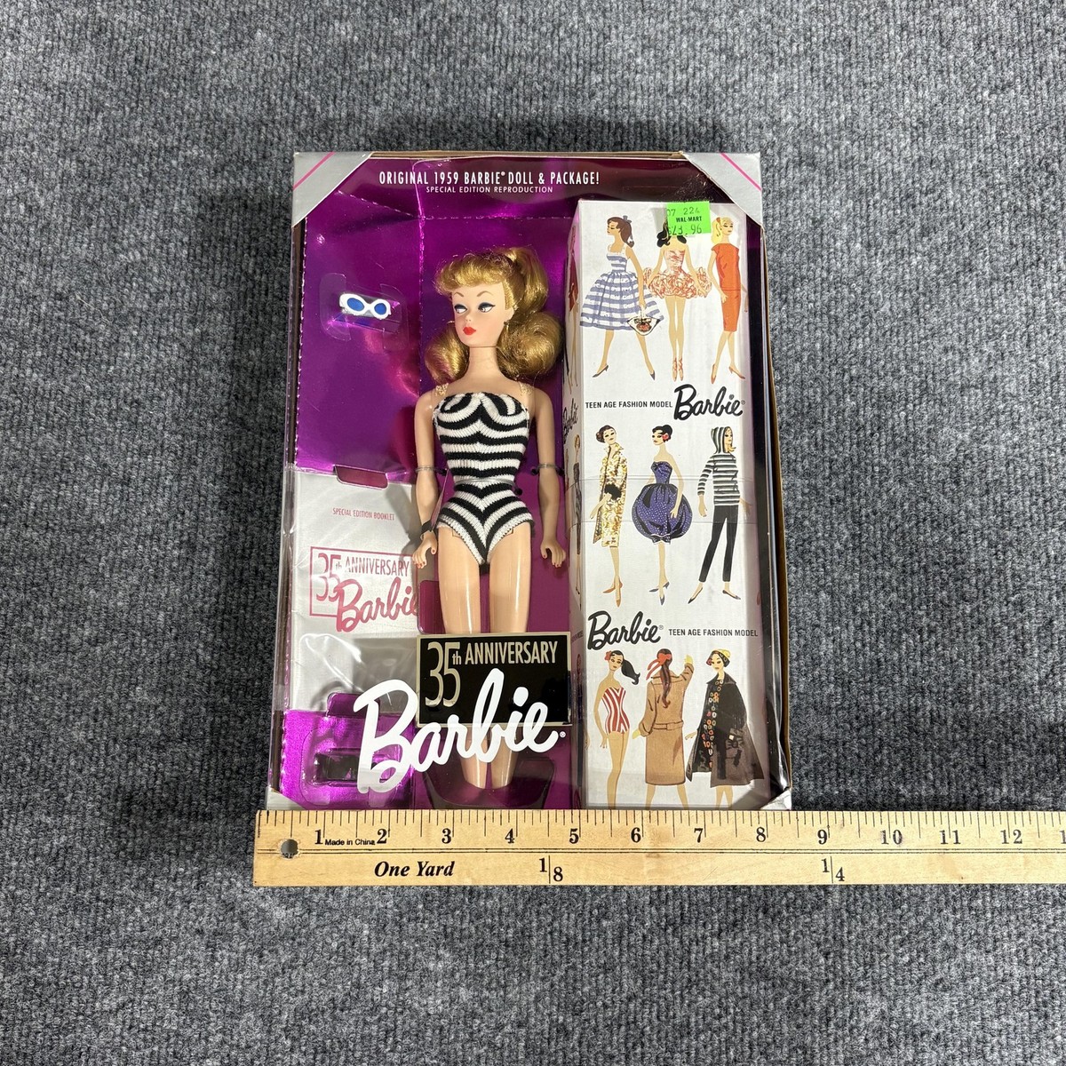 Original 1959 Barbie Doll 35th Anniversary Special Edition