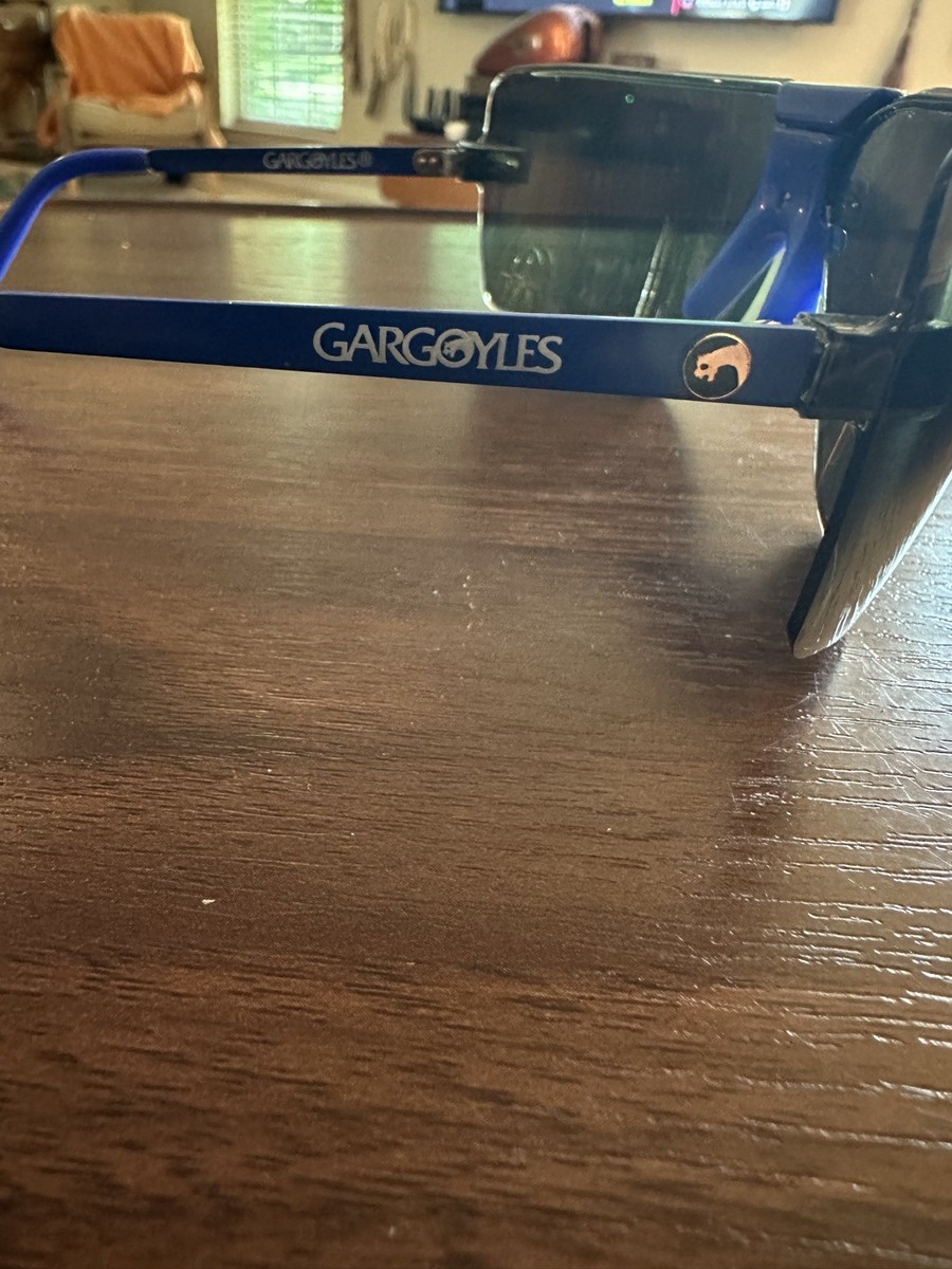 GARGOYLES ガーコイルズ ターミネーター 80s Gargoyles Mens Vintage Blue Wraparound 80s Terminator Sunglasses