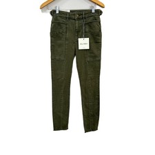 DL1961 Farrow Cropped High-Rise Skinny Jeans in Kale Green Women’s Sz 27 NEW
