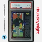 1994 UPPER DECK #19 MICHAEL JORDAN RC ROOKIE PSA 8