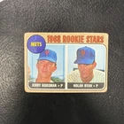 1968 Topps Rookie Stars Nolan Ryan Jerry Koosman #177 New York Mets Rookie Card