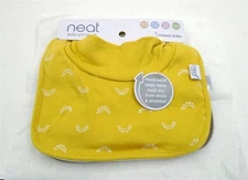 Neat Solutions Unisex Printed Mock Neck Bib Infant 3 Pack