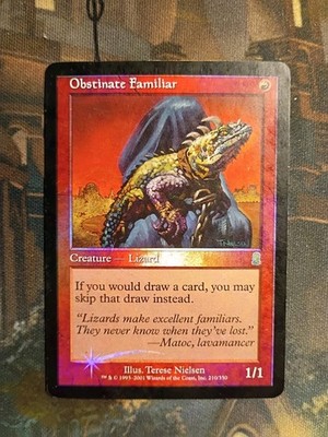 Obstinate Familiar Odyssey Foil MTG  MP