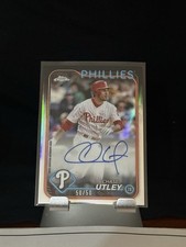 2024 Topps Chrome - Chrome Legends Autographs Chase Utley #CLA-CU 50/50