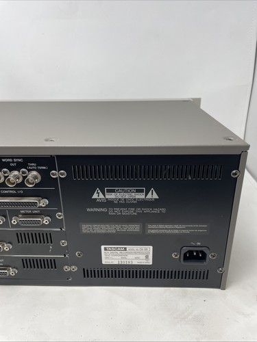 Vintage Tascam DA-98 DTRS 8-Channel Digital Multitrack Tape Recorder - Picture 9 of 12