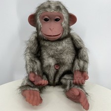 Senario Plush Puki 16" Interactive Snow Monkey Japanese Macaque Silly Sounds Fun