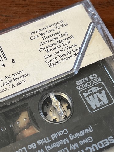 Seduction – Nothing Matters Without Love (Cassette, US, 1989, A&M) TP005 Tested - Picture 5 of 10