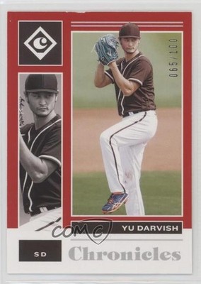 2021 Panini Chronicles Red 65/100 Yu Darvish #45 0s5