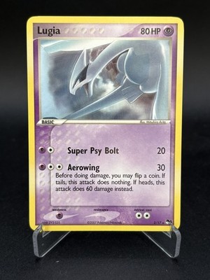 Pokemon Lugia 2/17 - Rare Regular Non Holo - 2007 Pop Series 5 - Rarität - LP
