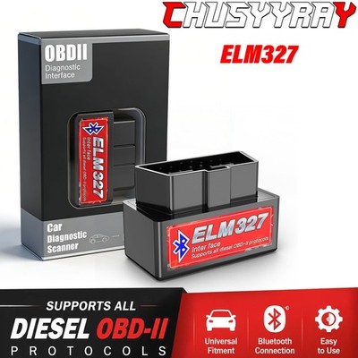 Bluetooth OBD2 OBDII Car Diagnostic Scanner Auto Fault Code Reader Tool ELM327