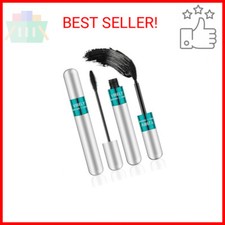 2 in 1 Mascara 5x Longer Waterproof Lash Cosmetics Natural Lengthening and Thick