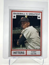 1982 TCMA Greatest Hitters Tony Oliva Baseball Card #10 Mint FREE SHIPPING