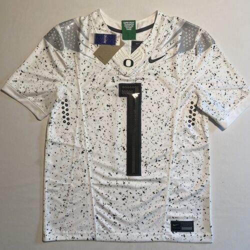 Nike Limited Oregon Ducks #1 Jersey Mens S Eggshell White Football DH4475-100 - Picture 1 of 16