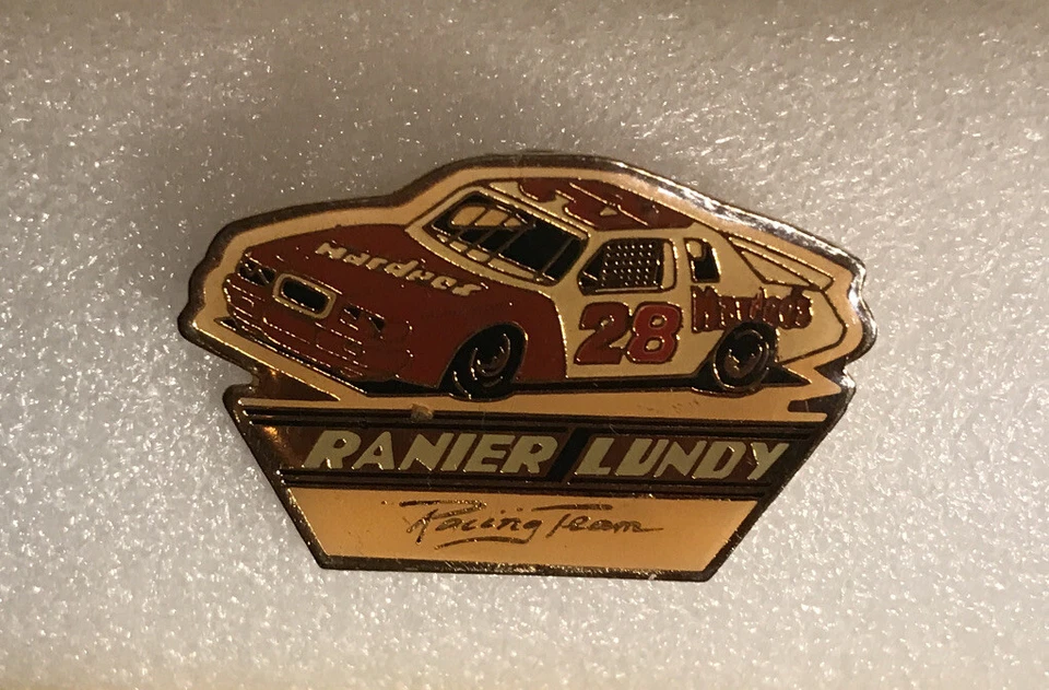 Set of 2 Vintage 1984 Nascar Lapel Pins Terry Labonte & Ranier Lundy - Image 4 of 4