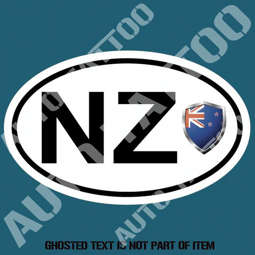 NEW ZEALAND COUNTRY CODE DECAL STICKER TRUCK RALLY EURO STYLE DECLS new-zealand-country-code-decal-sticker-truck-rally-euro-style-decls