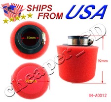 35mm Foam Air Filter Pod Cleaner Fit For 50cc 70cc 90cc 110cc Atv Dirt Pit Bike