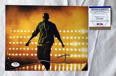 Kanye West Signed 8x10 Photo Ye Donda PSA/DNA 3 COA