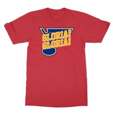 Gloria Gloria St Louis Hockey FanMen's T-Shirt