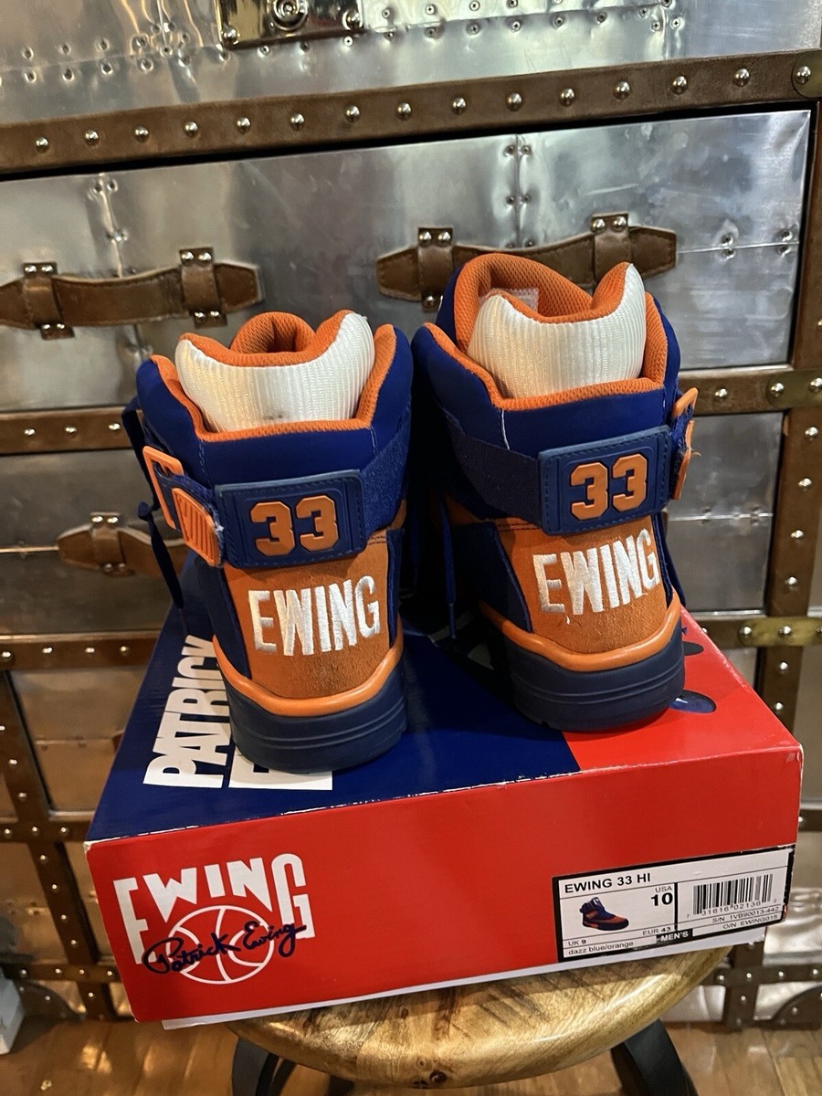 PATRICK EWING ATHLETICS 33 HI DAZZ Royal Blue Orange OG