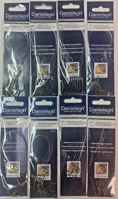 Danielson Baitholder Bait Holder Snelled 6 Per Pack Many Sizes Pick Fixed Ship