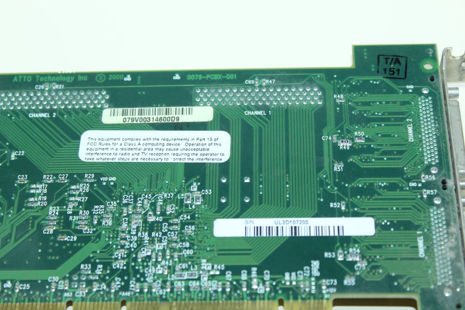 ATTO Express PCI ULTRA 3 SCSI APN 630-4368 PCB 0079-PCBX-001 - Image 4 of 4
