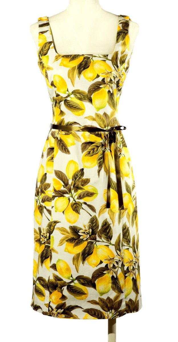 lemon fitted dress Lemon Print V-neck Maxi Dress: Slim Sleeveless Summer Bodycon
