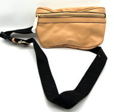 Beige Cream Waist Bag, Fanny Pack, Adjustable Strap, Belt Bag, Vacation