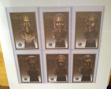 Isaac Bruce Pro Football Hall of Fame Bronze Bust Postcard - Unsigned
