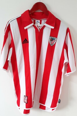 Athletic Bilbao 1999 Home football shirt Player Issue Adidas equipment M |  eBay