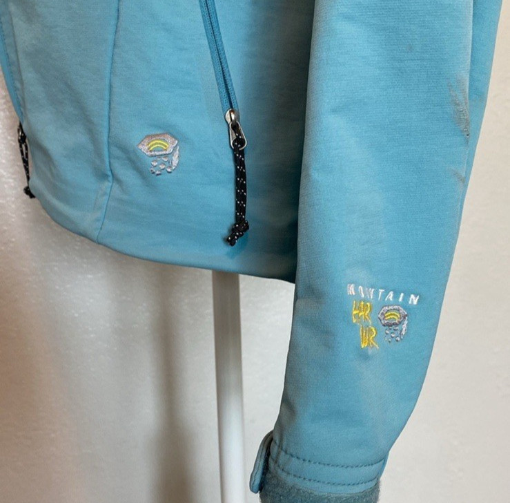 Mountain Hardware Womens Softshell Turquoise Full… - image 7