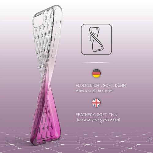Urcover® Custodia Lusso Protettiva TPU Cover Glitter Diamanti Case Brillante - Foto 13 di 23