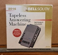 Bellsouth 2016 Digital Remote Answering Machine 4 Mailbox Tapeless Bell South