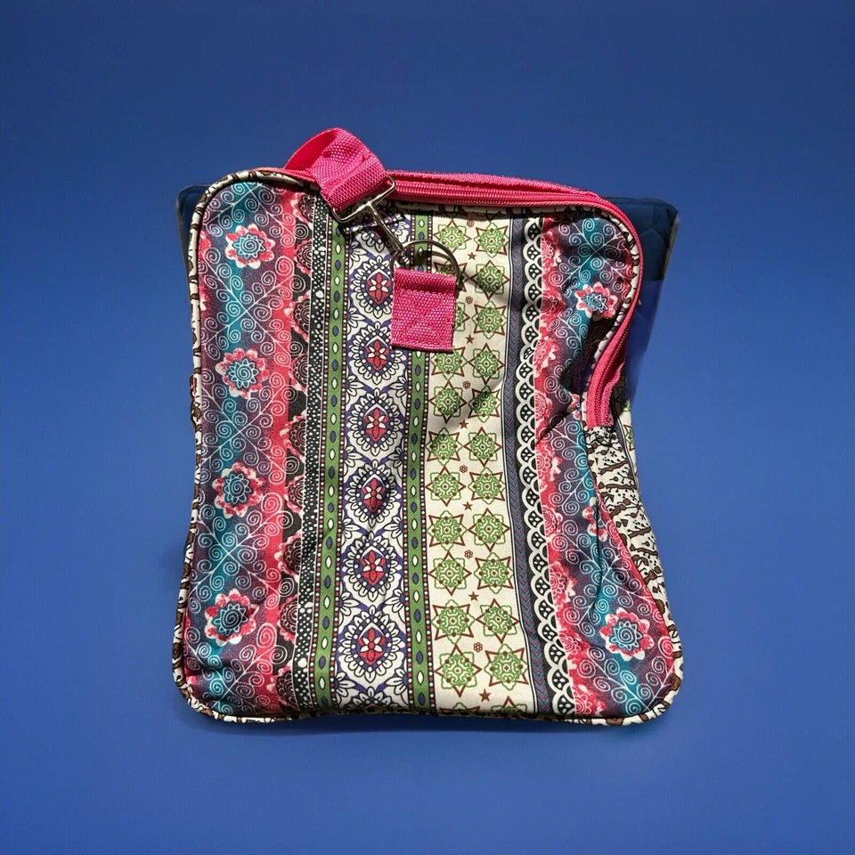 Bolso de viaje de 22 pulgadas con diseño multicolor con correa para el hombro Foto 3 de 4