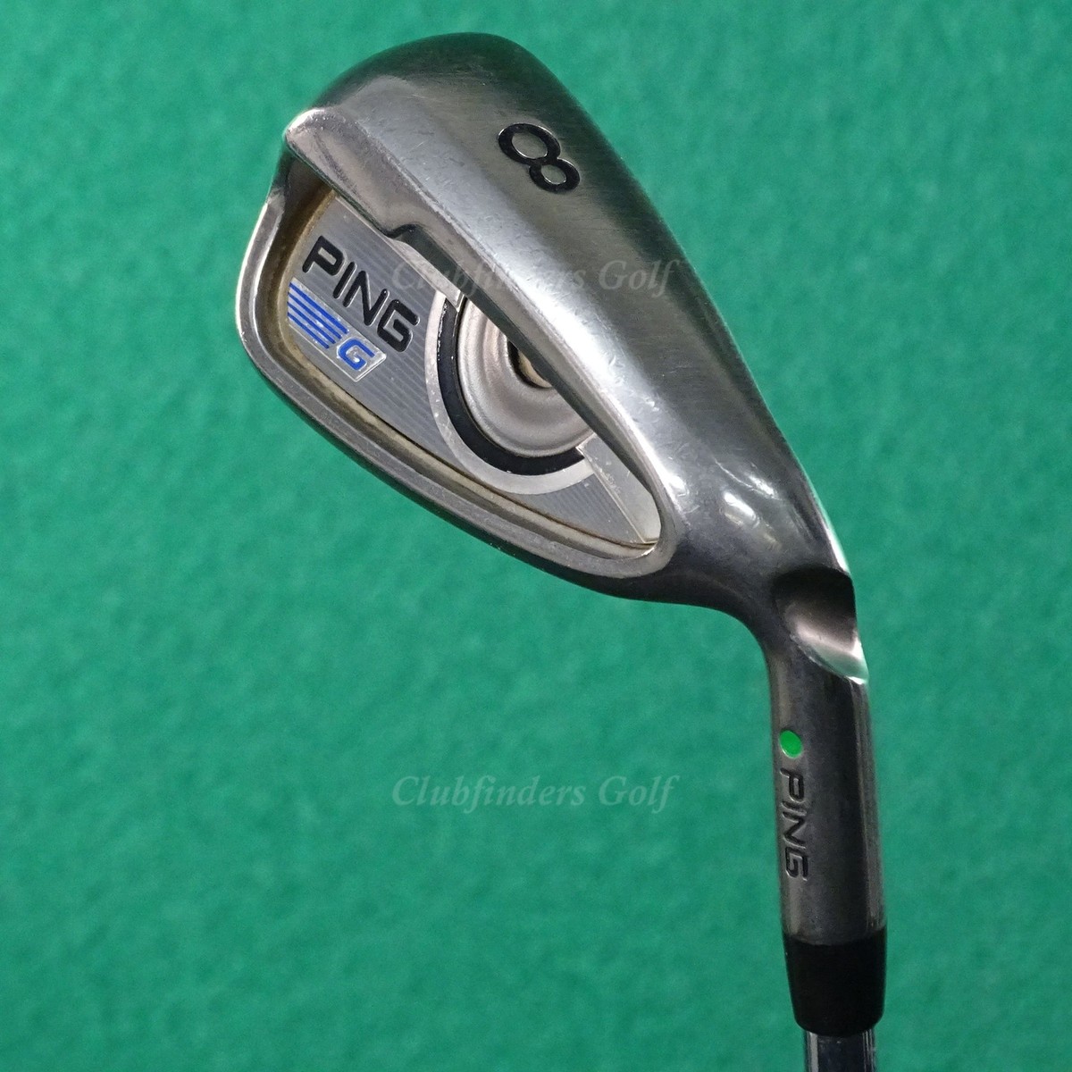Left-Handed Ping G Series Green Dot 8 Iron Regular Graphite Shaft Ping Grip Left-Handed Ping G Series Green Dot 8 Iron Regular Graphite Shaft Ping Grip