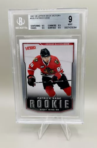 2007-08 Upper Deck Victory #335 Patrick Kane BGS 9 ROOKIE RC