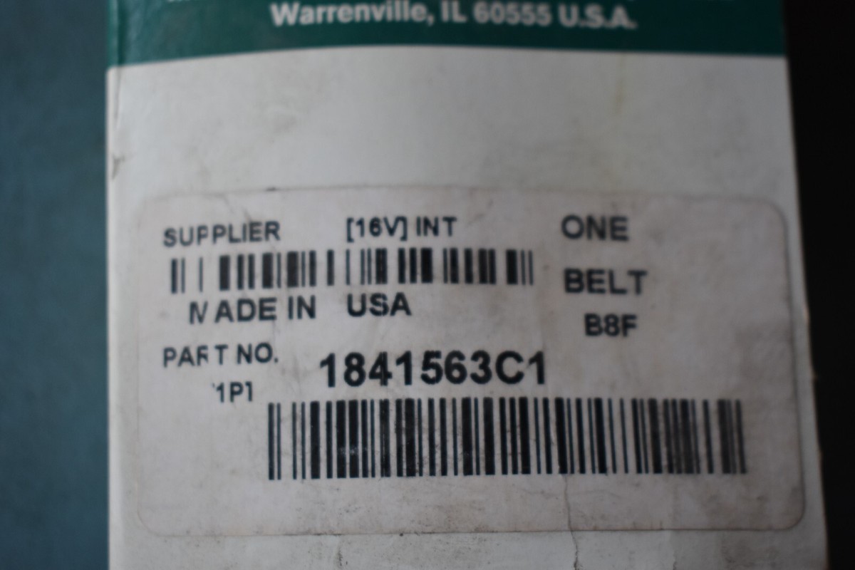 マスタードリンク International Fleetrite 1841563C1 Serpentine Belt | eBay