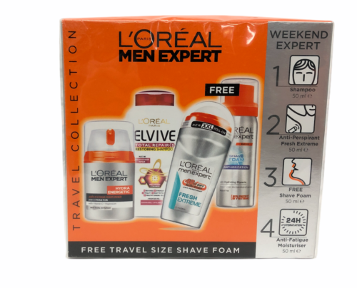 L'Oreal Men Expert Travel Size Weekend Expert (4Pcs | 50mL/1.6Oz) NEW IN BOX