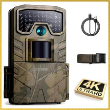 Fototrappola Caccia PROFESSIONALE 4K videocamera da caccia visione notturna 