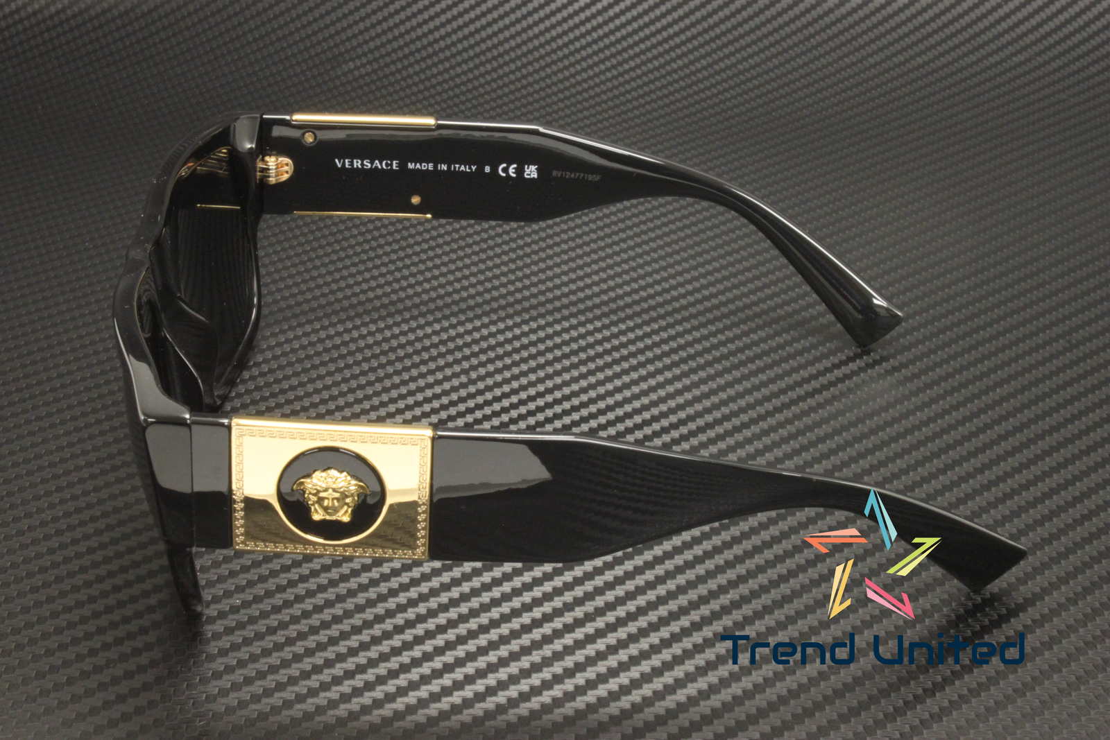 VERSACE VE4406 GB1 87 Black Dark Grey 56 mm Men's Sunglasses