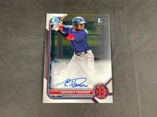 2022 BOWMAN CHROME EDUARDO VAUGHAN CPA-EV 1ST PROSPECT AUTO BOSTON RED SOX