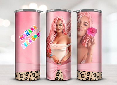Karol G Mañana Sera Bonito / Bichota Season skinny straight 20oz Tumbler.
