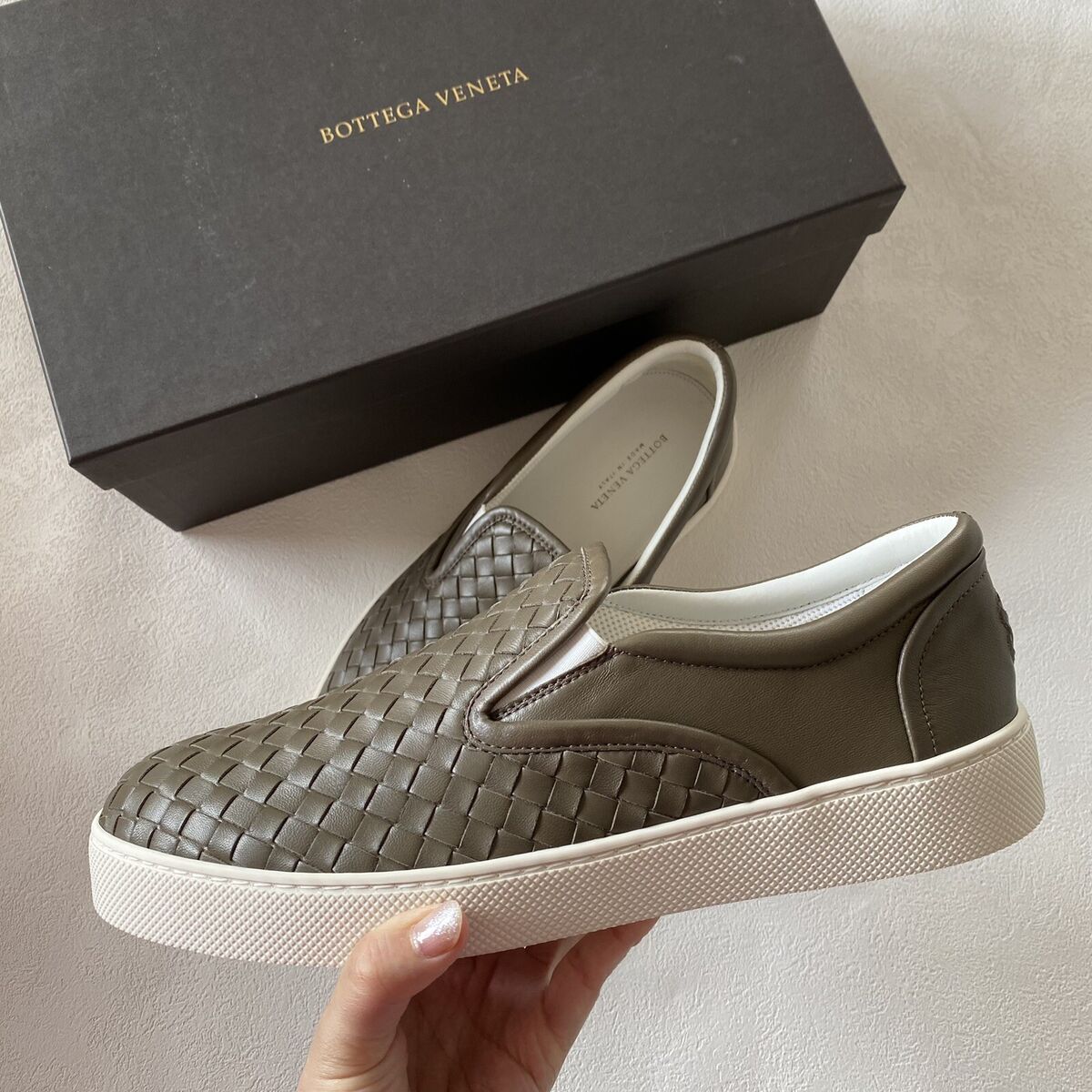 Bottega Veneta Leather intrecciato slipon Loafers shoes Bottega Veneta Leather intrecciato slipon Loafers shoes