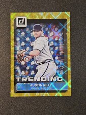 AUSTIN RILEY 2022 Donruss Gold Holo #'d /99 Trending SP Insert 🔥 #T-2 Braves 