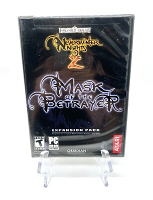 NEVERWINTER NIGHTS 2 Expansion Pack MASK OF THE BETRAYER PC New Sealed Rare